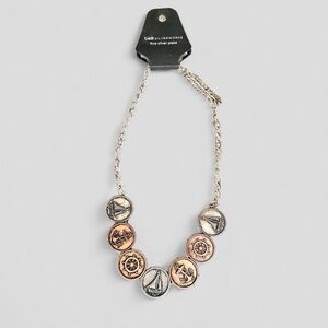 Belk silverworks nautical coin necklace fine silver plate